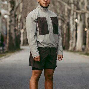 NEW 3SIXTEEN TRAIL SHIRT MEN 2XL Lightweight Ripstop Pullover WINDBREAKER STONE